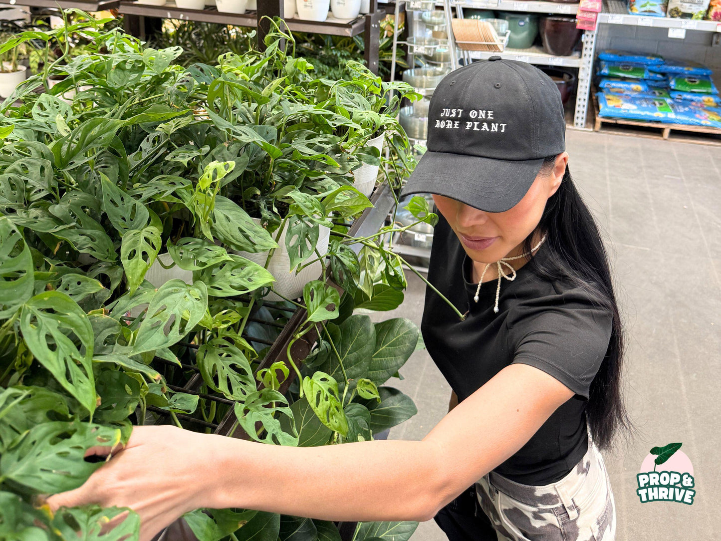 "Just One More Plant" Embroidered Dad Hat