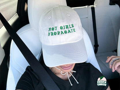 "Hot Girls Propagate" Embroidered Dad Hat